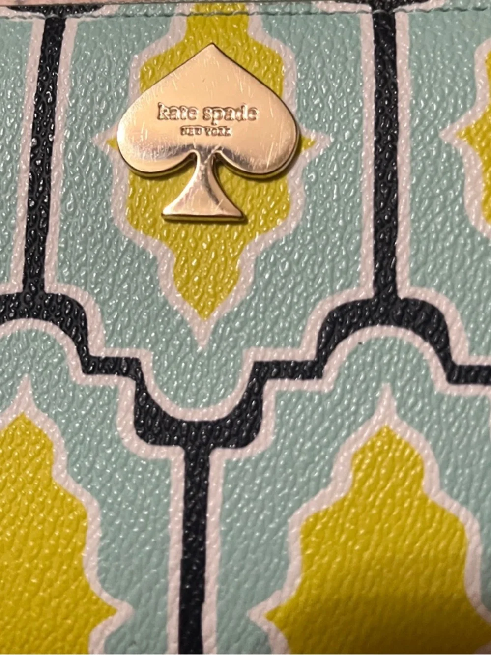 Kate Spade Cabana Tile Full Zip Wallet